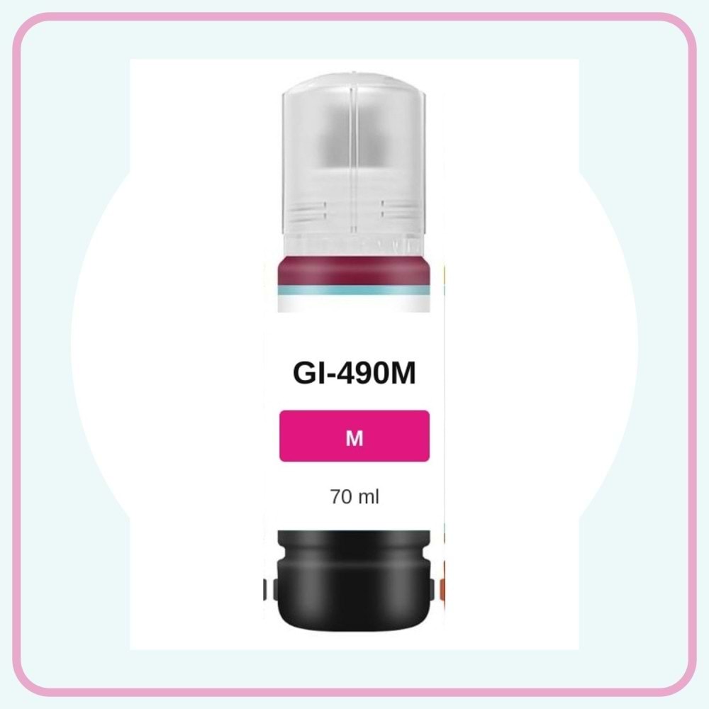 Canon CGI-490M Kırmızı Muadil Mürekkep 70 ml