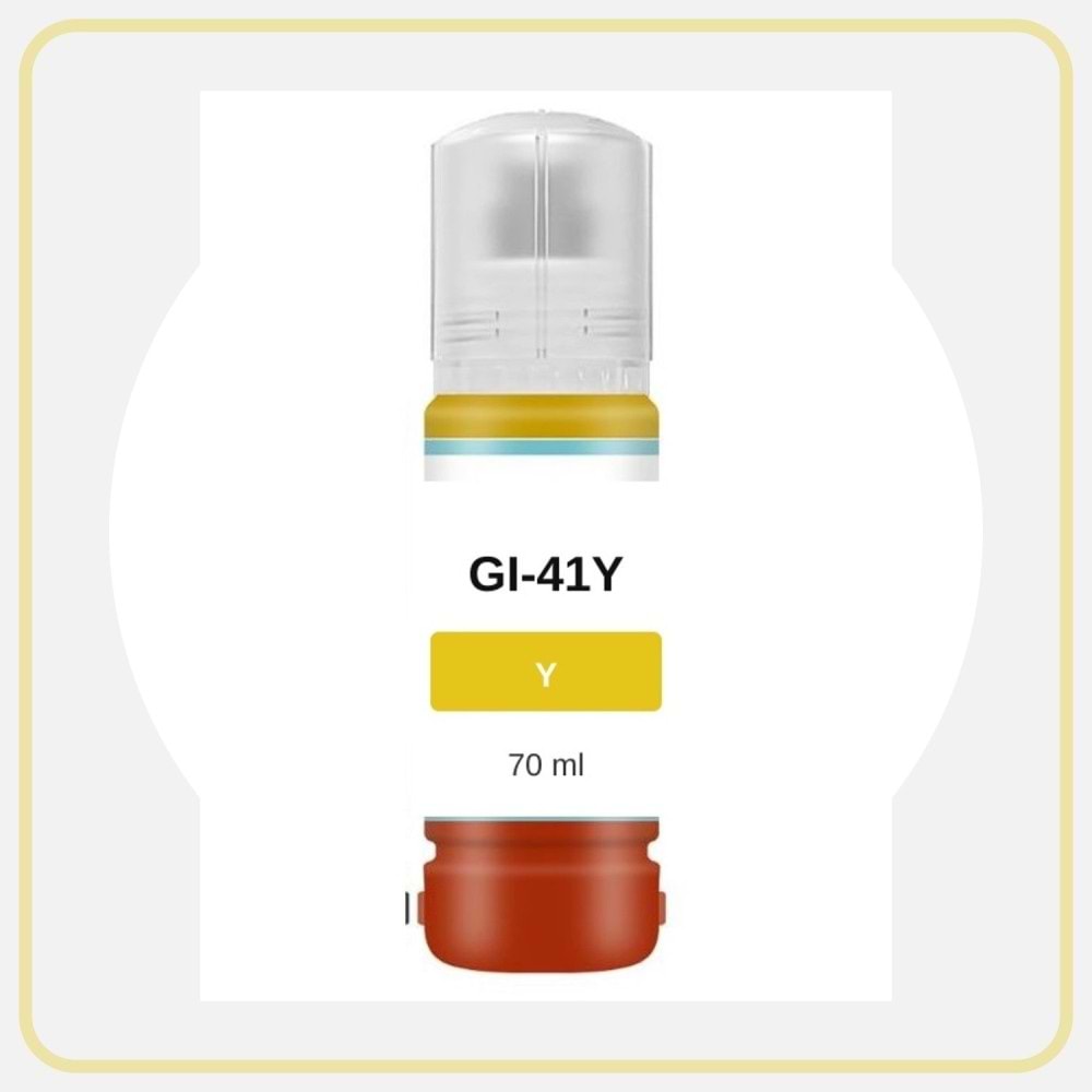 Canon GI-41Y Sarı Muadil Mürekkep 70 ml