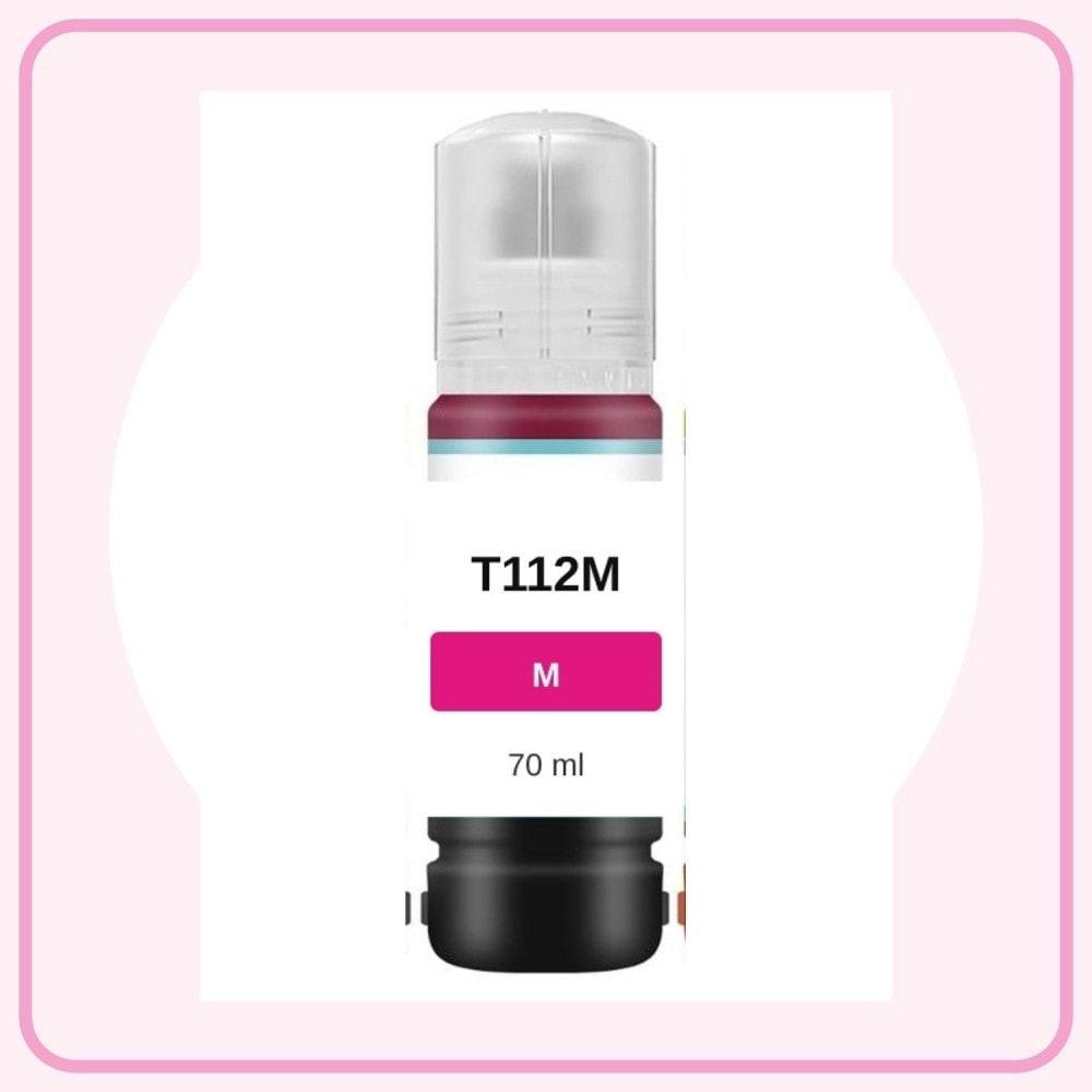 Epson T112M Kırmızı Muadil Mürekkep 70 ml