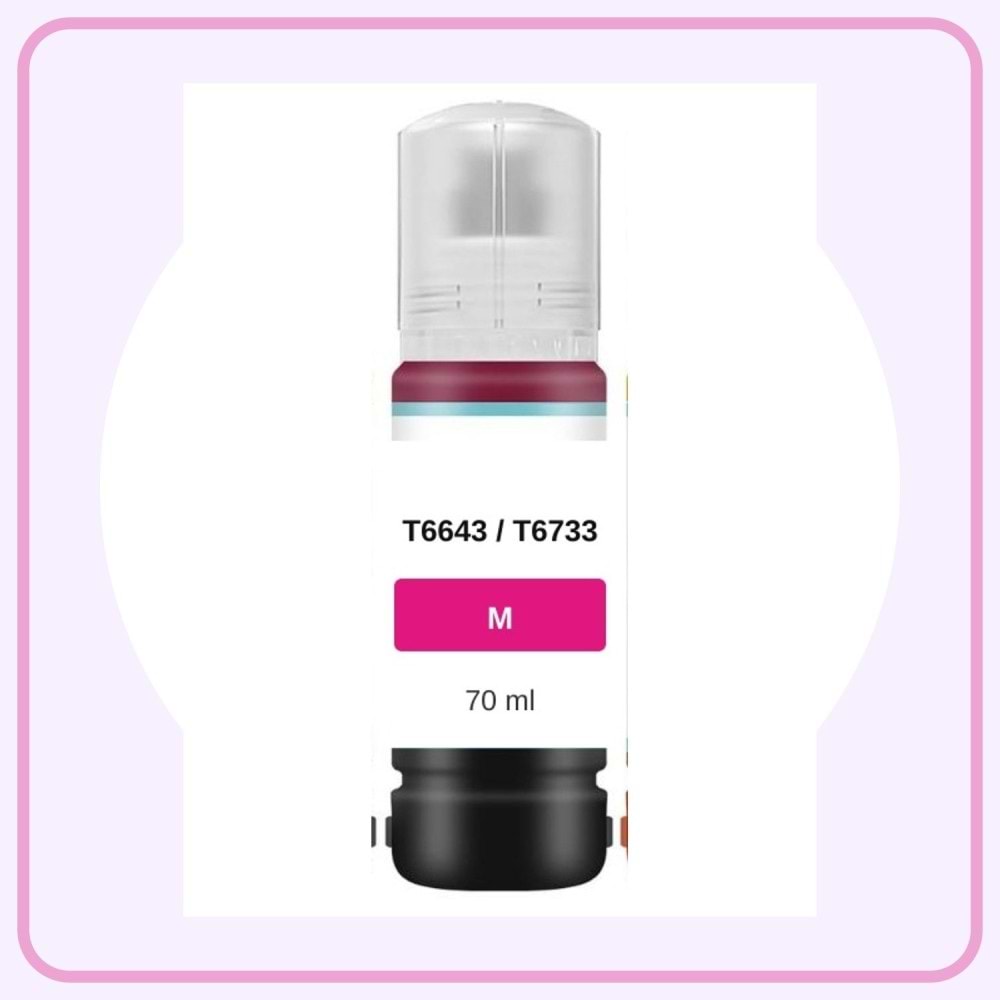 Epson T6643 / T6733 Kırmızı Muadil Mürekkep 70 ml