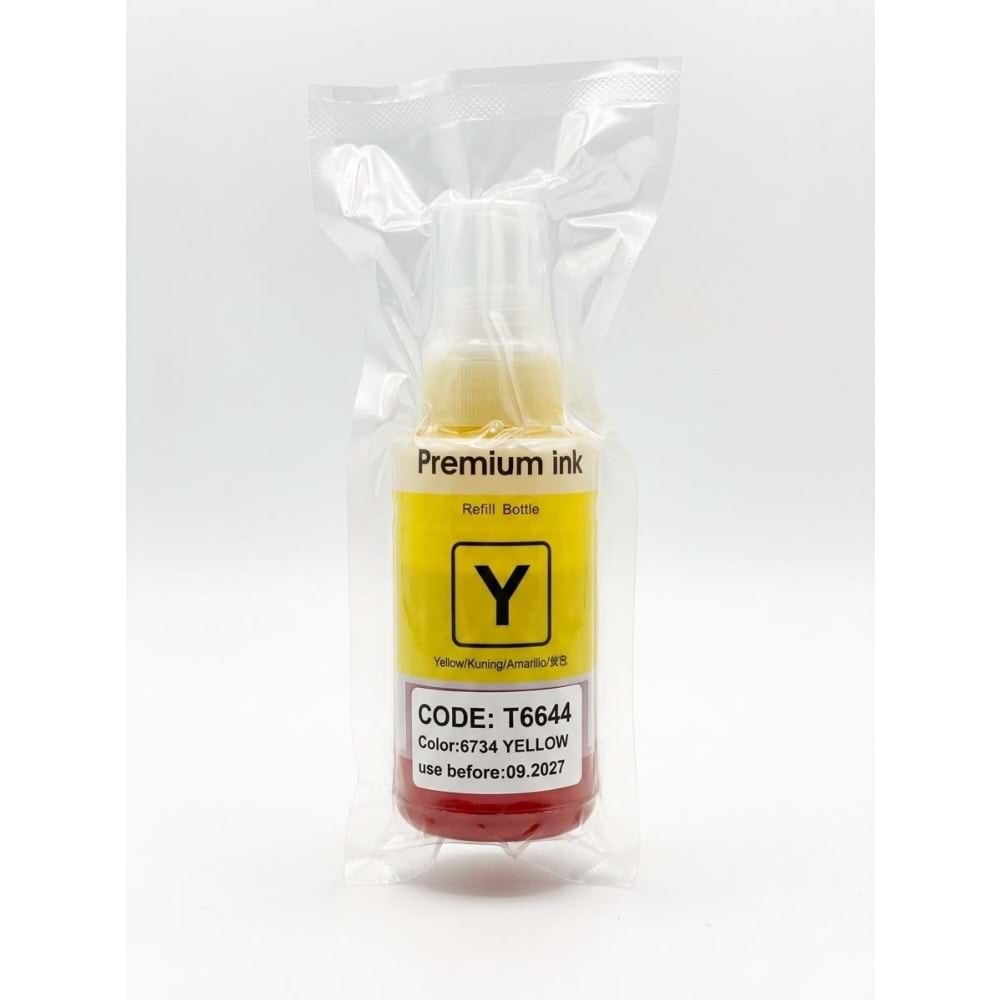 Epson T6644 / T6734 Sarı Muadil Mürekkep 70 ml