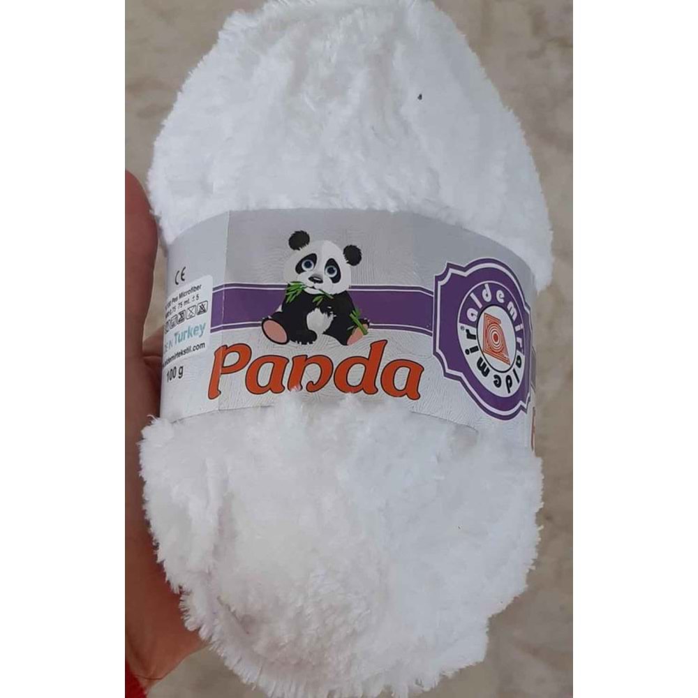 Çanta Aksesuar Panda İpi (Beyaz Renk)