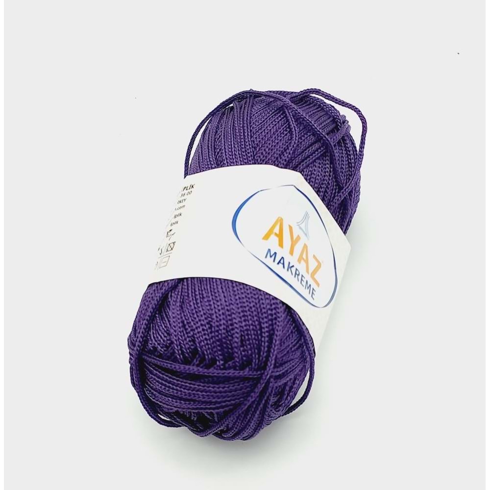Çanta Aksesuar 100 Gram Polyester Makrome No:16 Mor