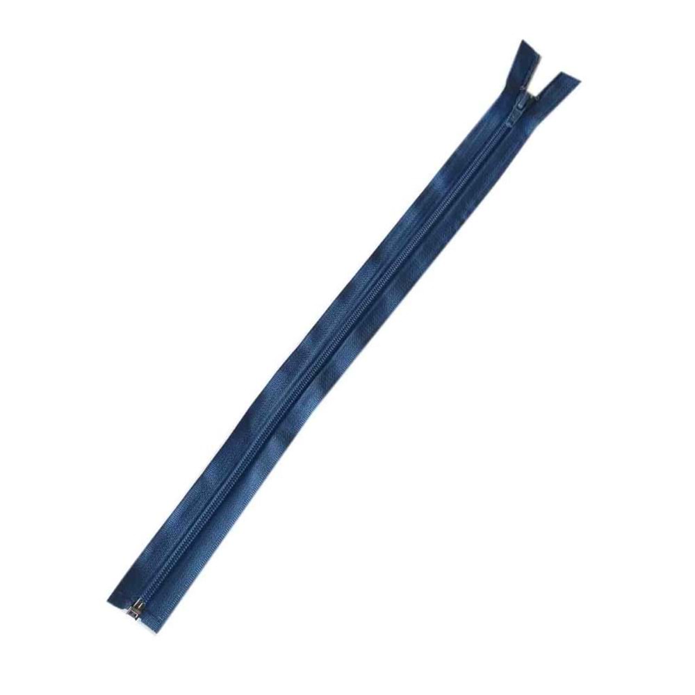 Çanta Aksesuar Petrol Mavi Renk 40 Cm Plastik Diş Fermuar Fd4