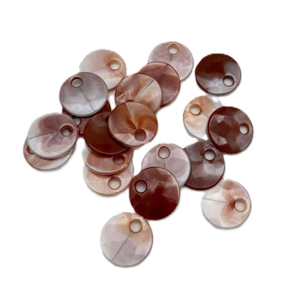 Çanta Aksesuar Taba - Bej Renk 2 Cm Pul 100 Gr (Sedef Görünümlü Plastik)