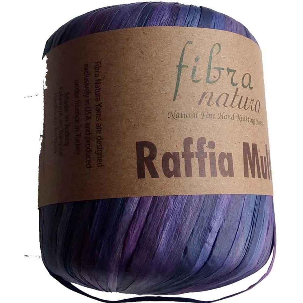 Çanta Aksesuar Himalaya Rafya, Ebruli Mor Renk