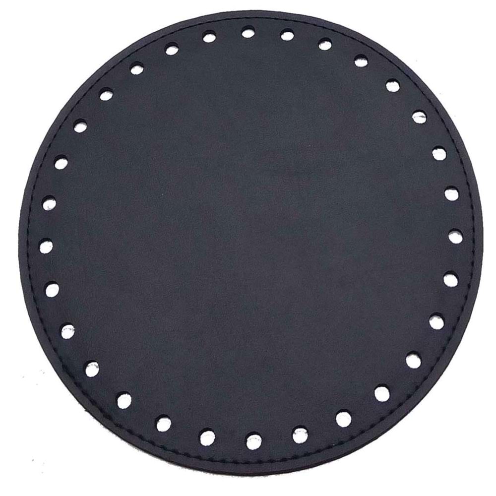 Çanta Aksesuar Lacivert Renk 16 Cm Yuvarlak Taban Plaka