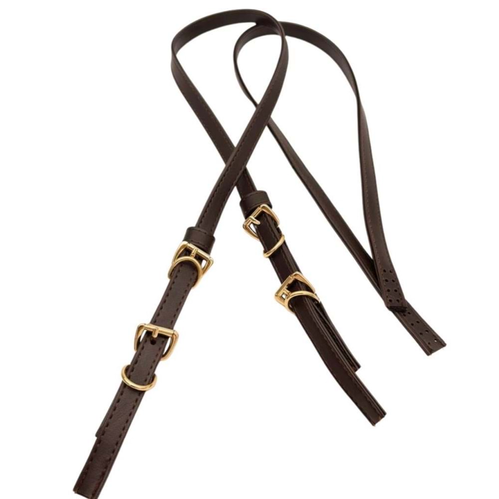 Çanta Aksesuar Koyu Kahve Renk Nez Model Çanta Sapı