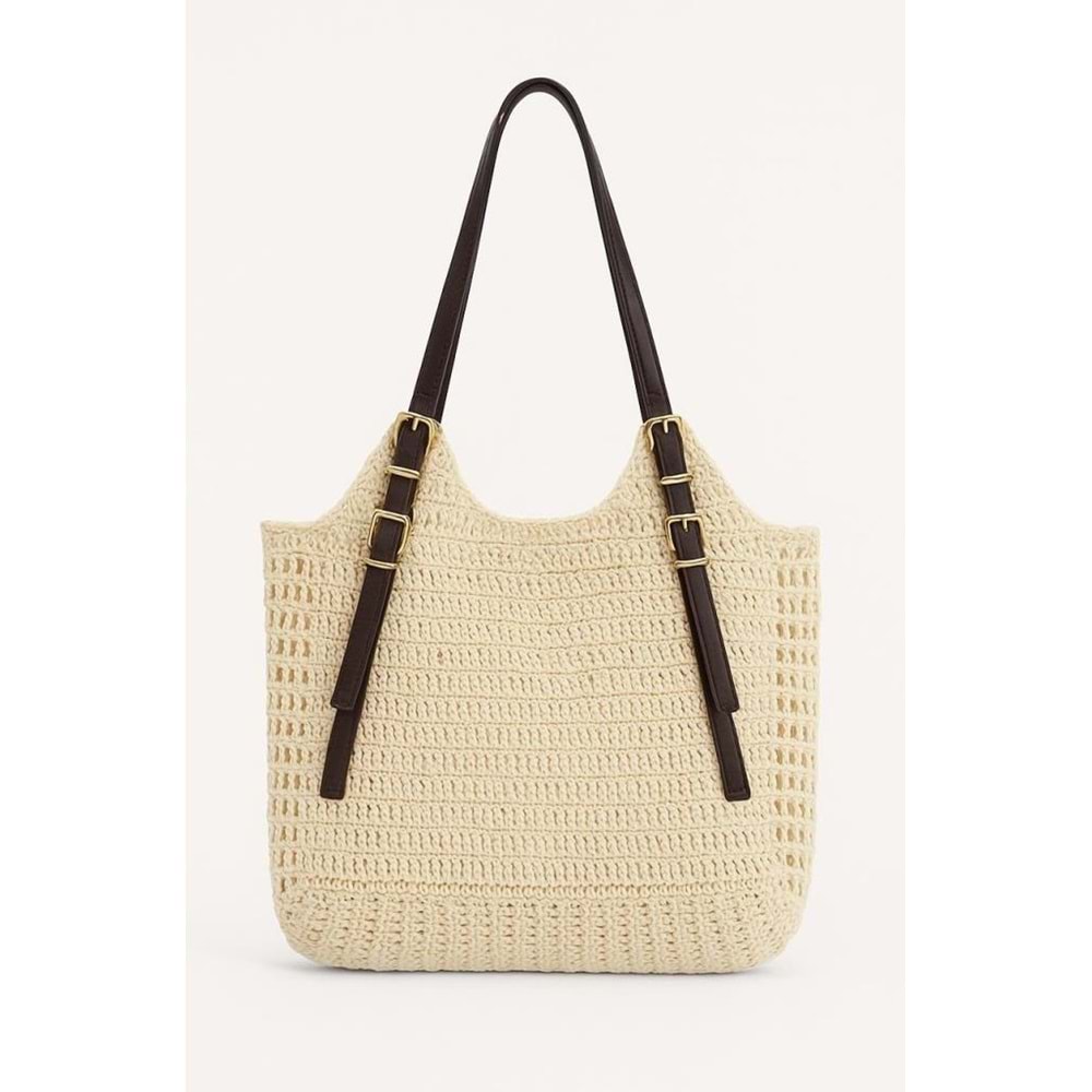 Çanta Aksesuar Siyah Renk Nez Model Çanta Sapı