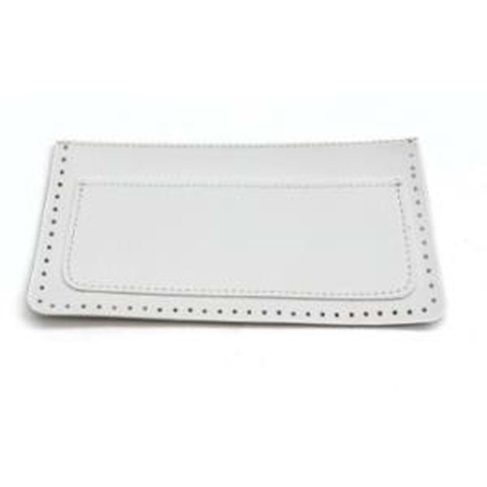 Çanta Aksesuar 22x11 cm Beyaz Renk Suni Deri Cep