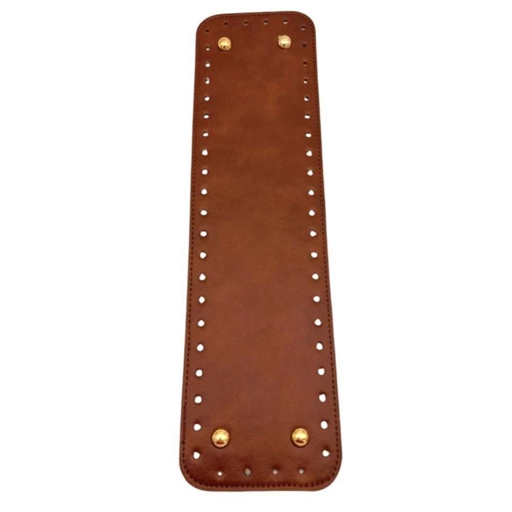 Çanta Aksesuar Suni Deri 37x10 cm Dikdörtgen Çanta Taban Taba Renk Light Gold Aparatlı