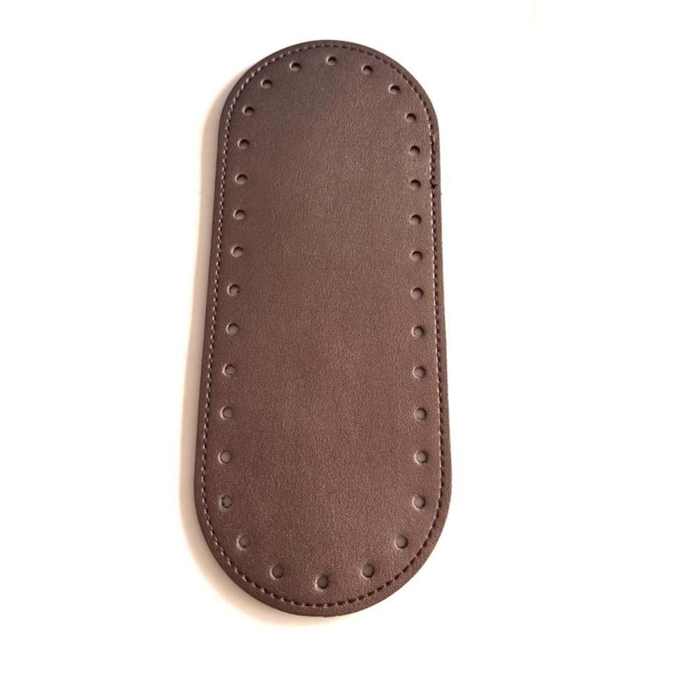Çanta Aksesuar Suni Deri Bakır 20x8 cm Oval Çanta Tabanı