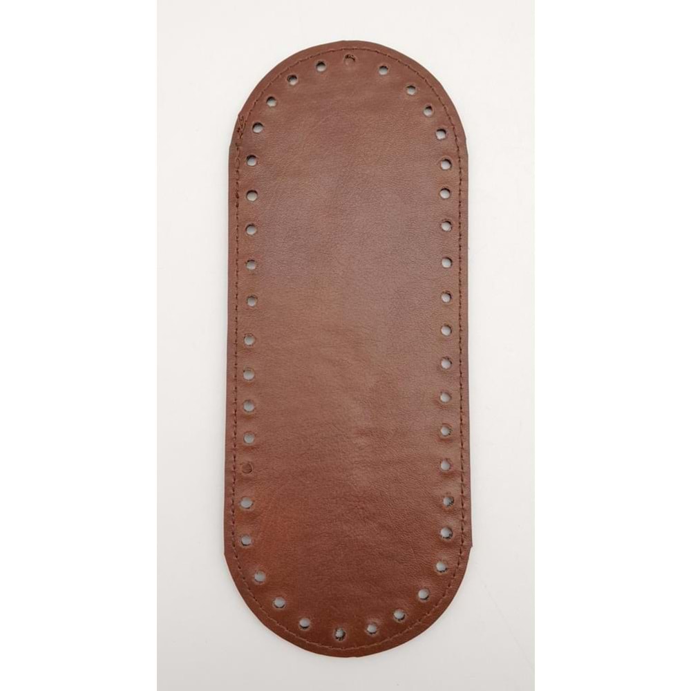 Çanta Aksesuar Suni Deri Taba Renk 20X8 cm Oval Çanta Tabanı