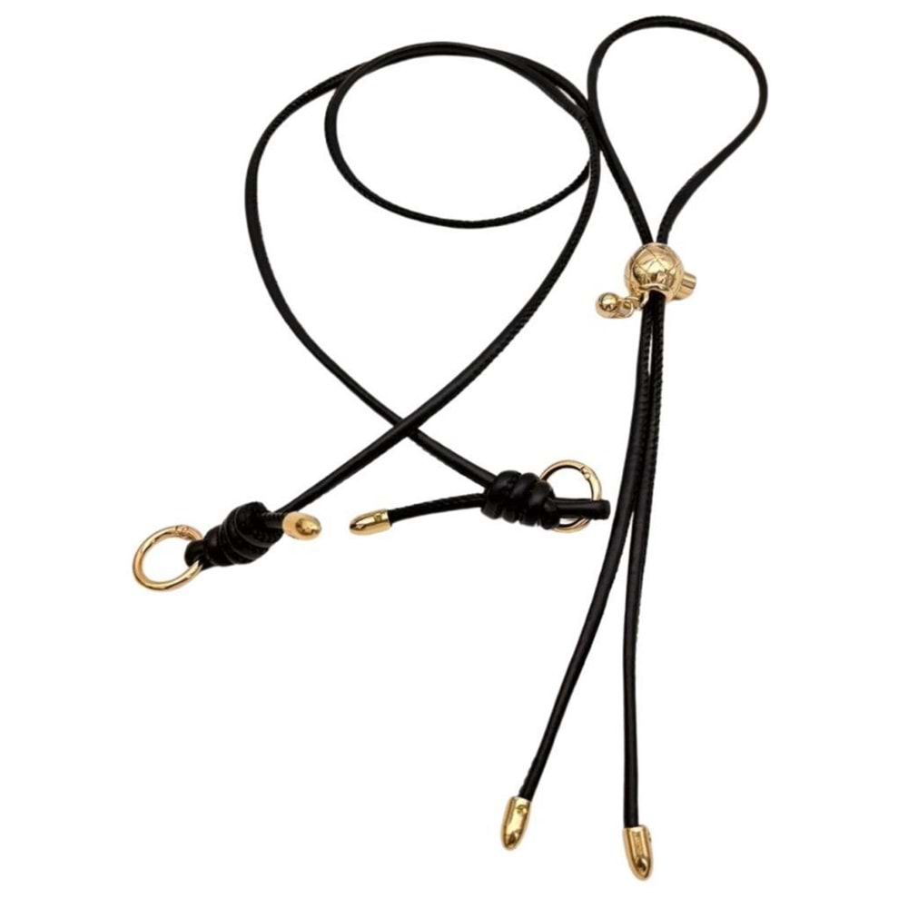 Çanta Aksesuar Düğüm Model Büzgülü Çanta Seti Siyah