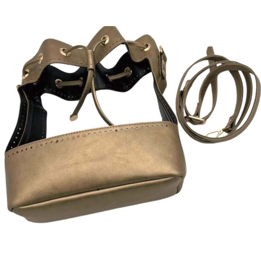 Çanta Aksesuar Torba Model Çanta Yapım Aparatı Gold Renk Light Gold Metalli