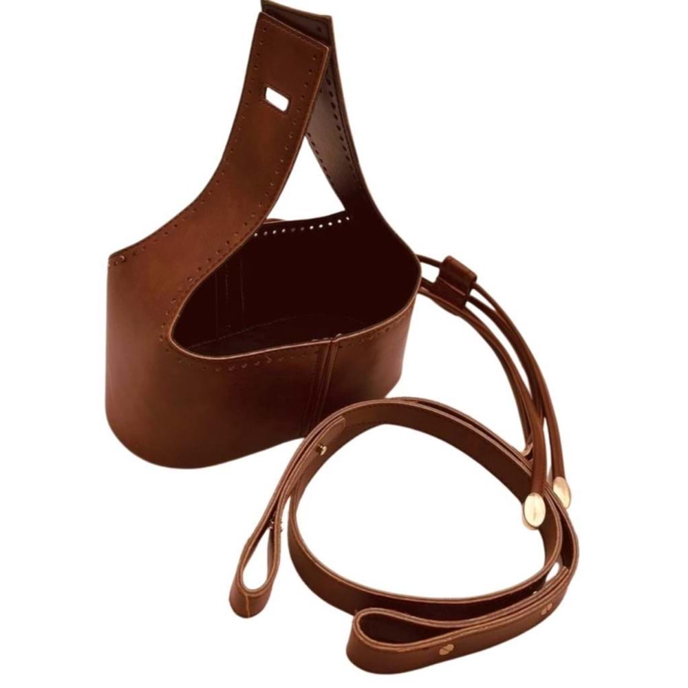 Çanta Aksesuar Torba2 Model Çanta Yapım Aparatı Taba Renk Light Gold Metalli