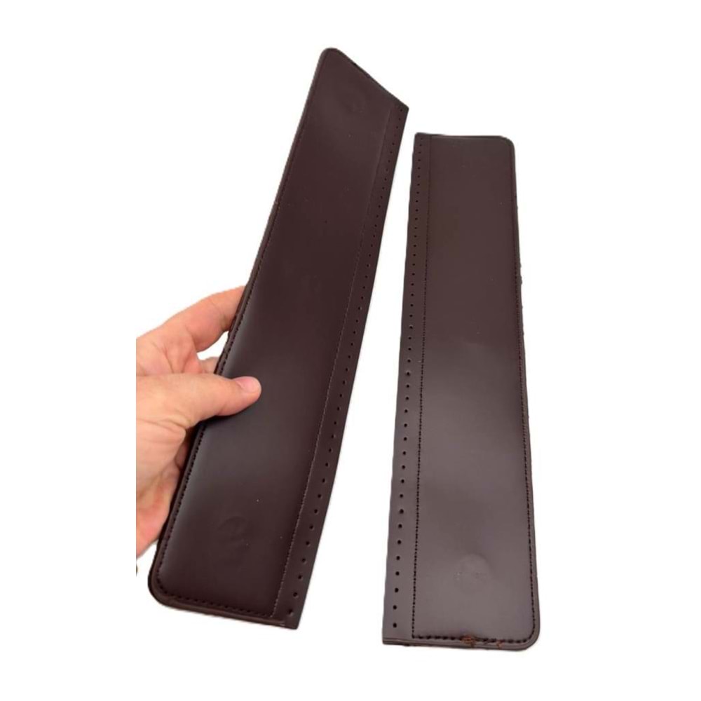 Çanta Aksesuar Gizli Mıknatıslı Clutch Çanta Yapım Aparatı 32x7 Cm Koyu Kahve