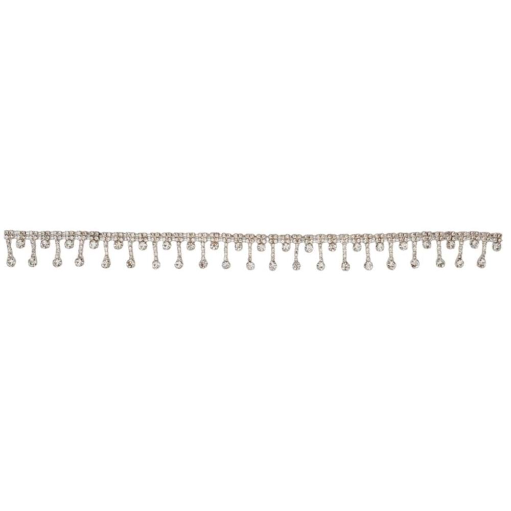 Çanta Aksesuar 30 cm Taşlı Şerit Süs