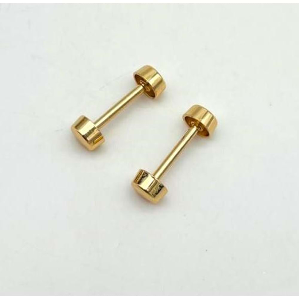 Çanta Aksesuar 3 Cm Vidalı Böce Light Golden Renk (Halter) 2 Adet