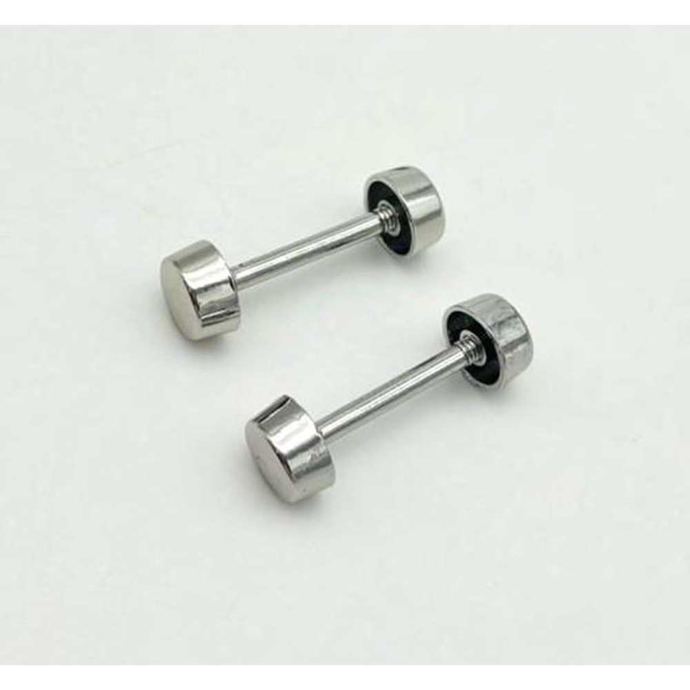 Çanta Aksesuar 3 Cm Vidalı Böce Silvery Renk (Halter) 2 Adet