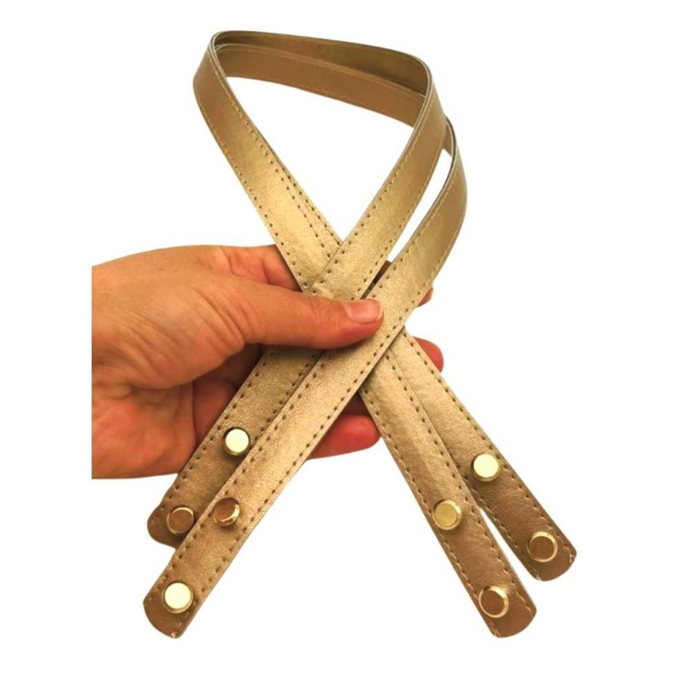 Çanta Aksesuar Vidalı Trok Rivet Light Gold Renk 4 Adet