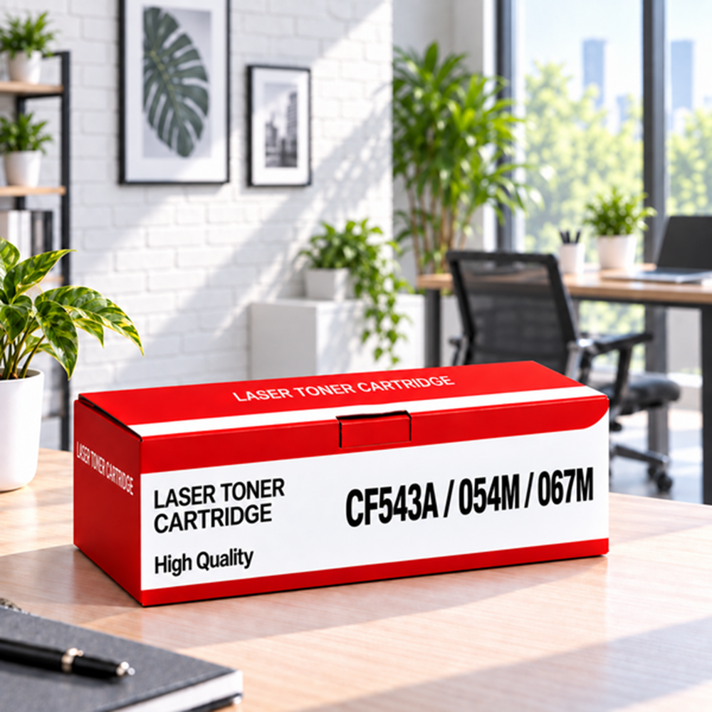 Cf543A / Crg-054M / Crg-067M Kırmızı Muadil Toner 1.300 Baskı