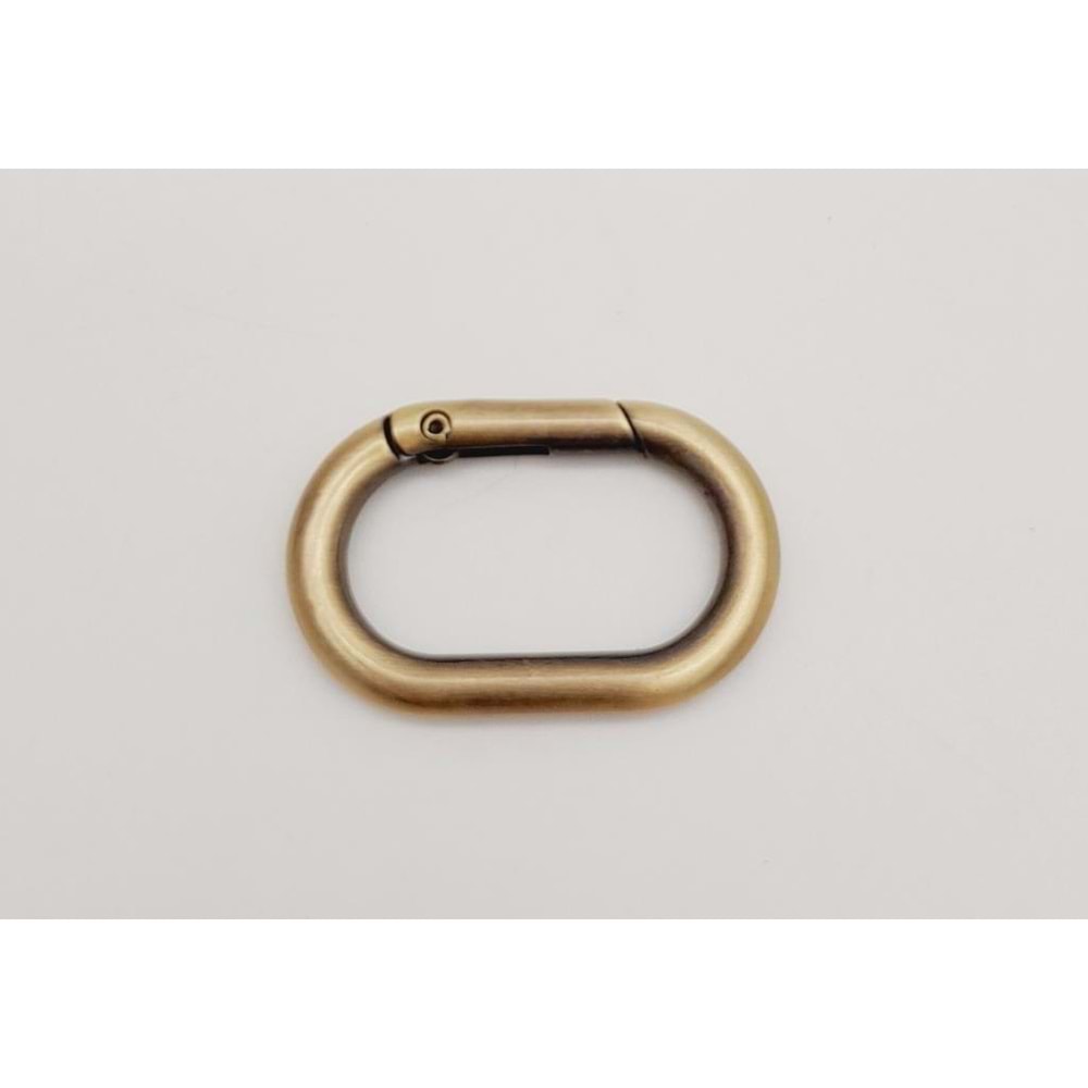 Çanta Aksesuar Antik 3 cm Ovalize Yaylı Halka 1 Adet