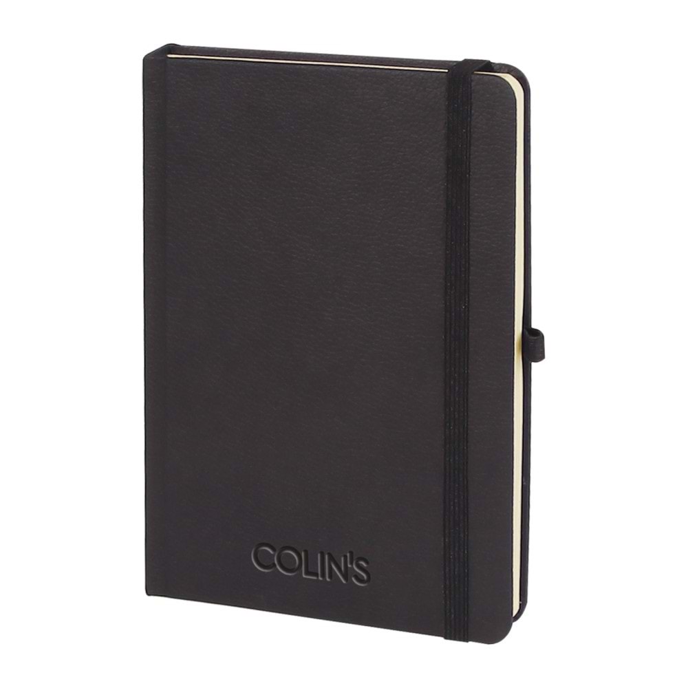 AKDERE SİYAH TARİHLİ AJANDA (15X21 CM)