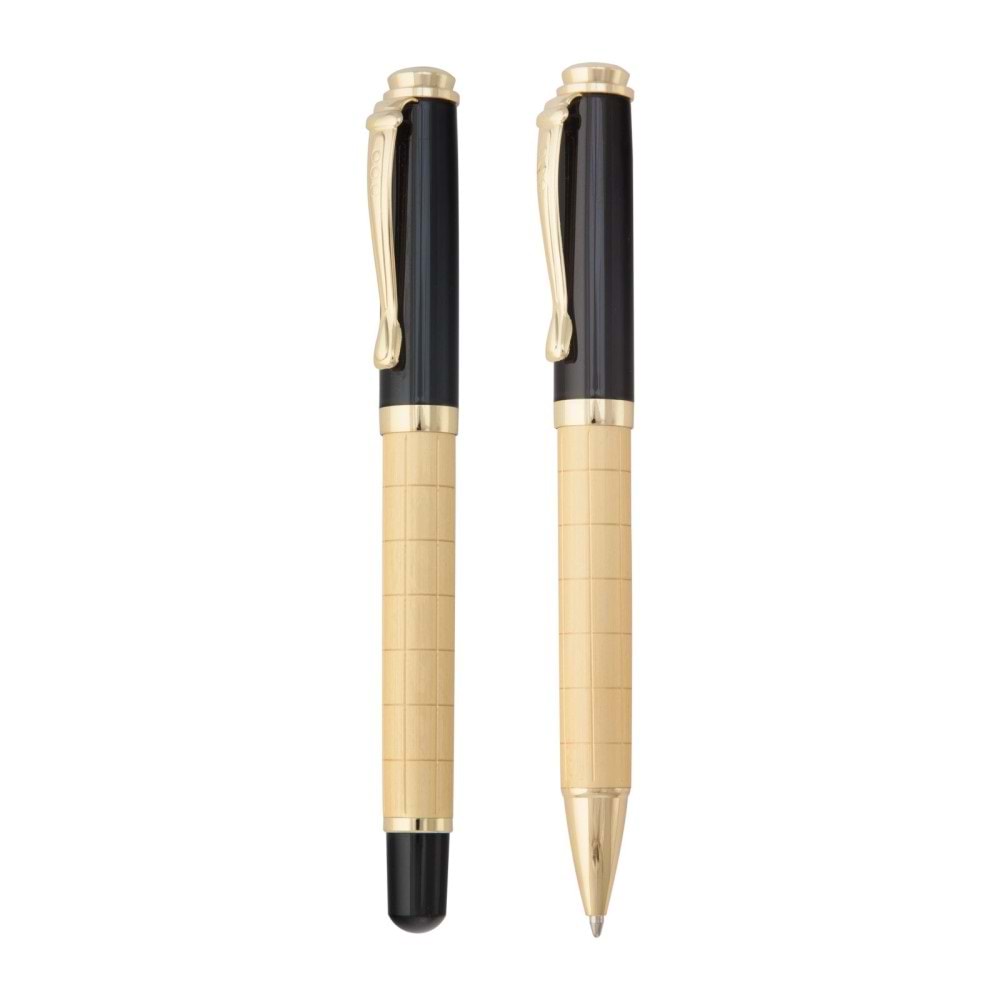 ÇAYGÖREN ALTIN İKİLİ KALEM SETİ