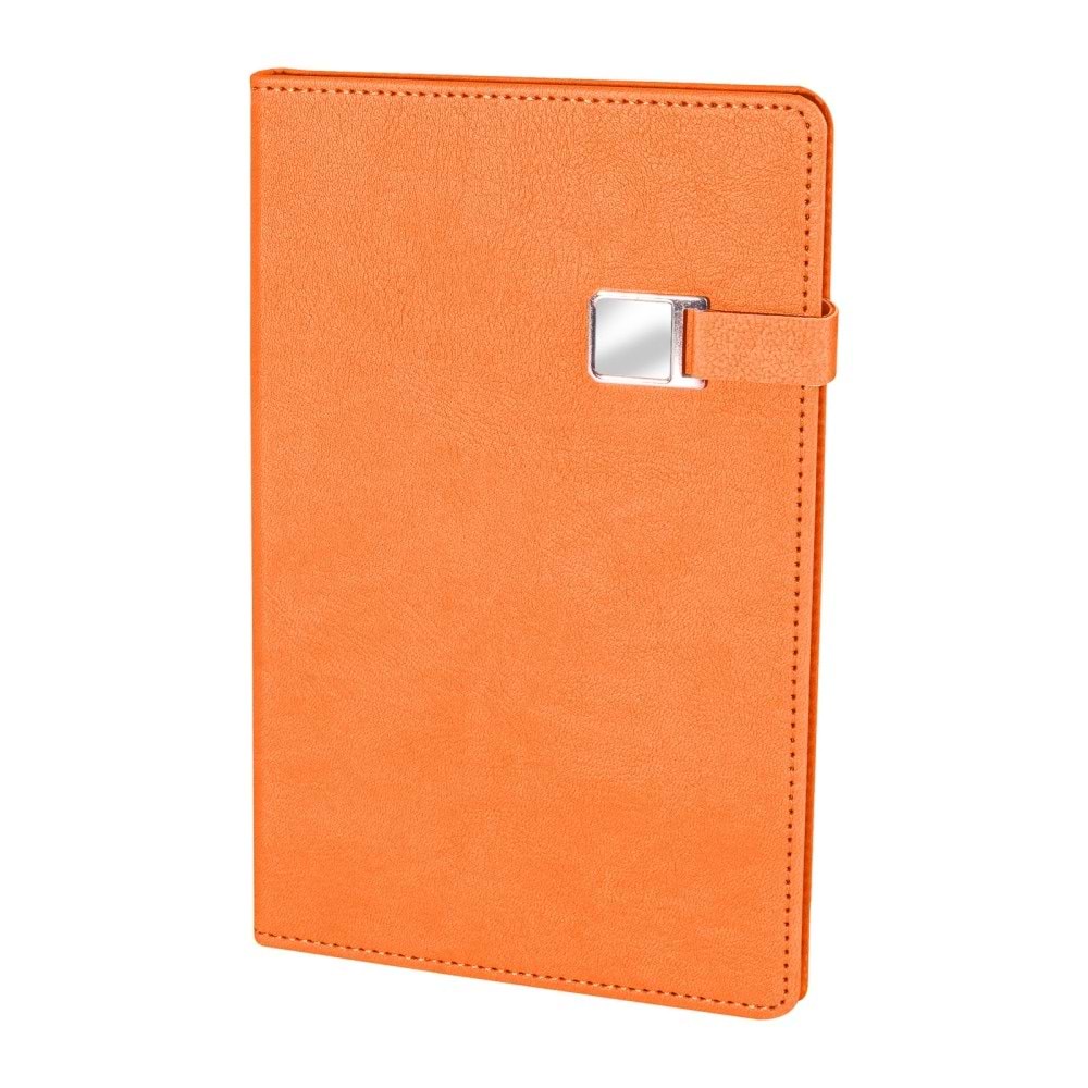 ESENBOĞA TURUNCU TARİHSİZ DEFTER (13X21 CM)