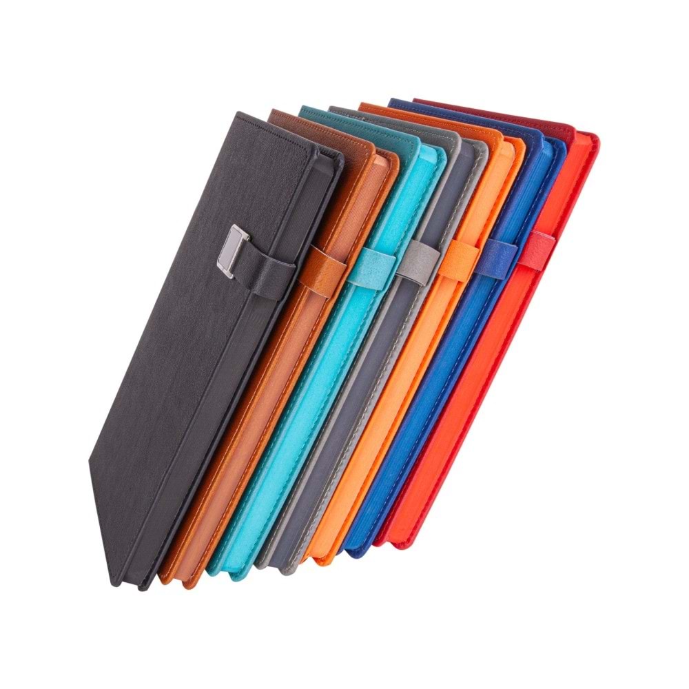 ESENBOĞA TURUNCU TARİHSİZ DEFTER (13X21 CM)
