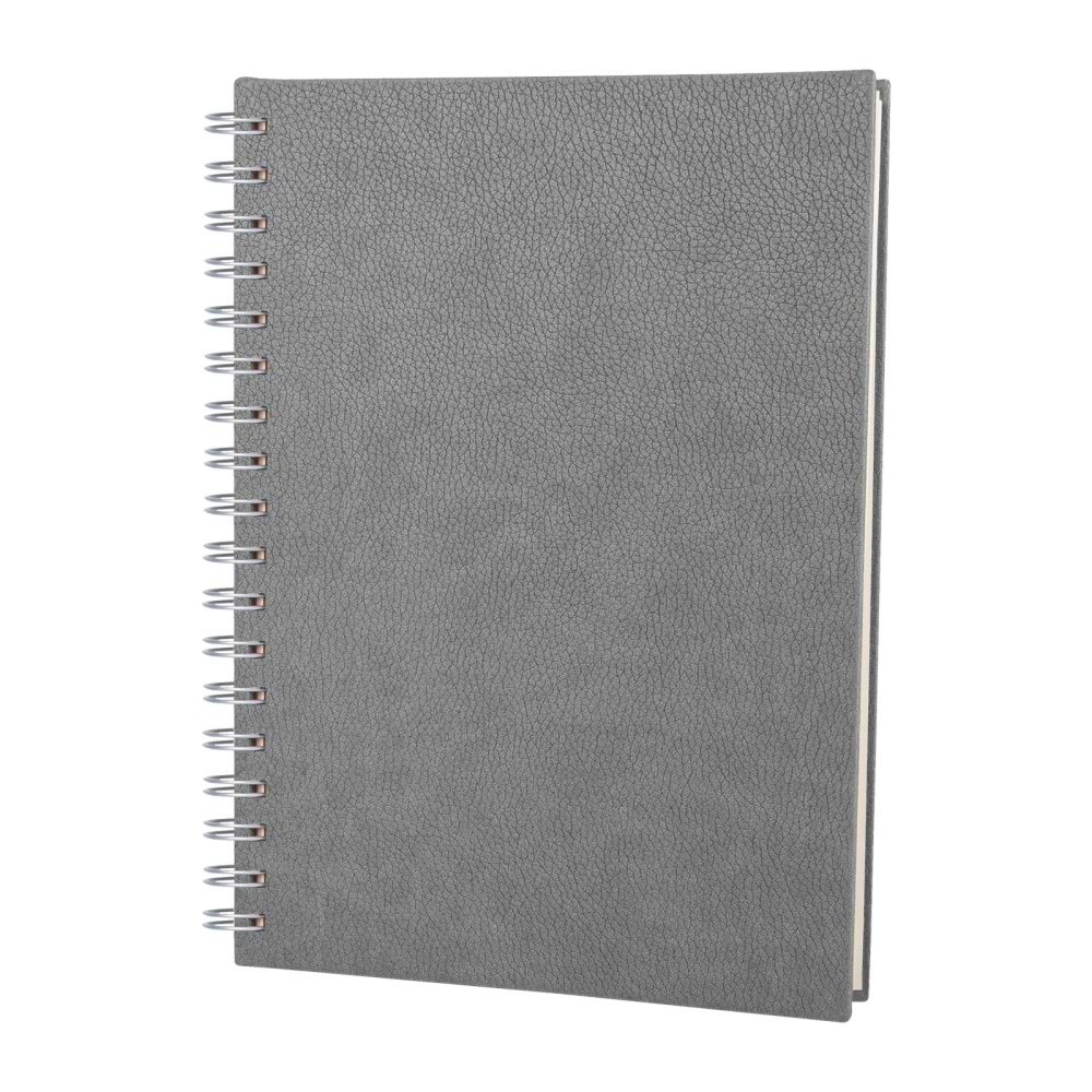 ALTINDAĞ GRİ KARELİ SPİRALLİ TARİHSİZ DEFTER (17X24 CM)