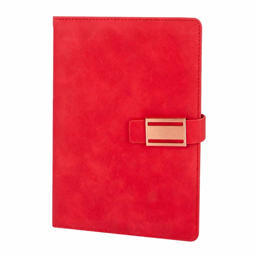 AKINCI KIRMIZI TARİHSİZ DEFTER (15X21 CM)