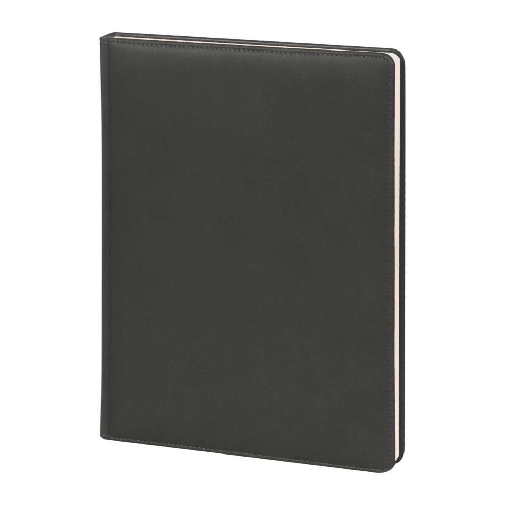 YAKACIK SİYAH TARİHLİ GÜNLÜK CİLTLİ AJANDA (20X28 CM)