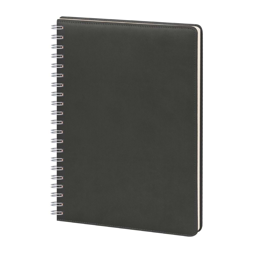 GİMAT SİYAH TARİHLİ SPİRALLİ GÜNLÜK AJANDA (20X28 CM)