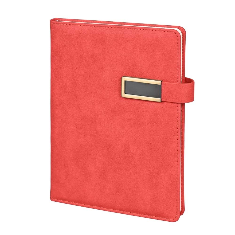 ANAFARTALAR KIRMIZI TARİHSİZ DEFTER (15X21 CM)