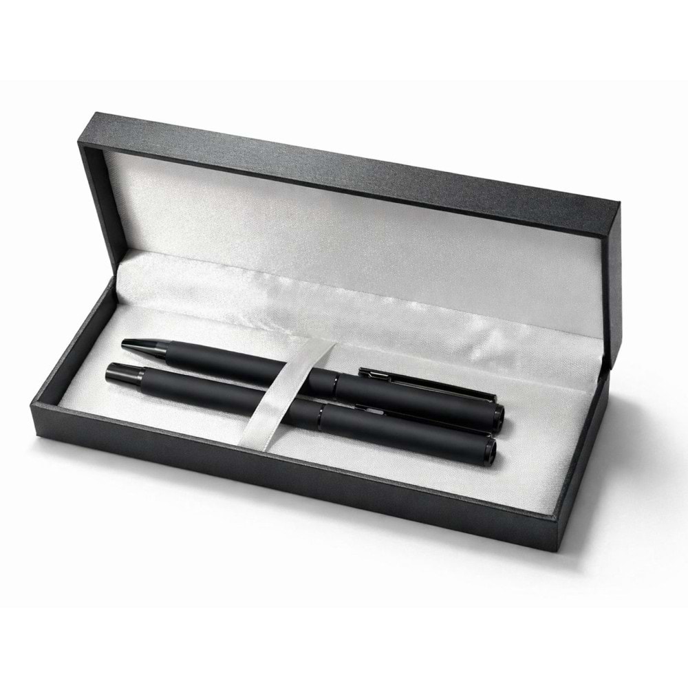 SUNGURLU SİYAH İKİLİ KALEM SETİ