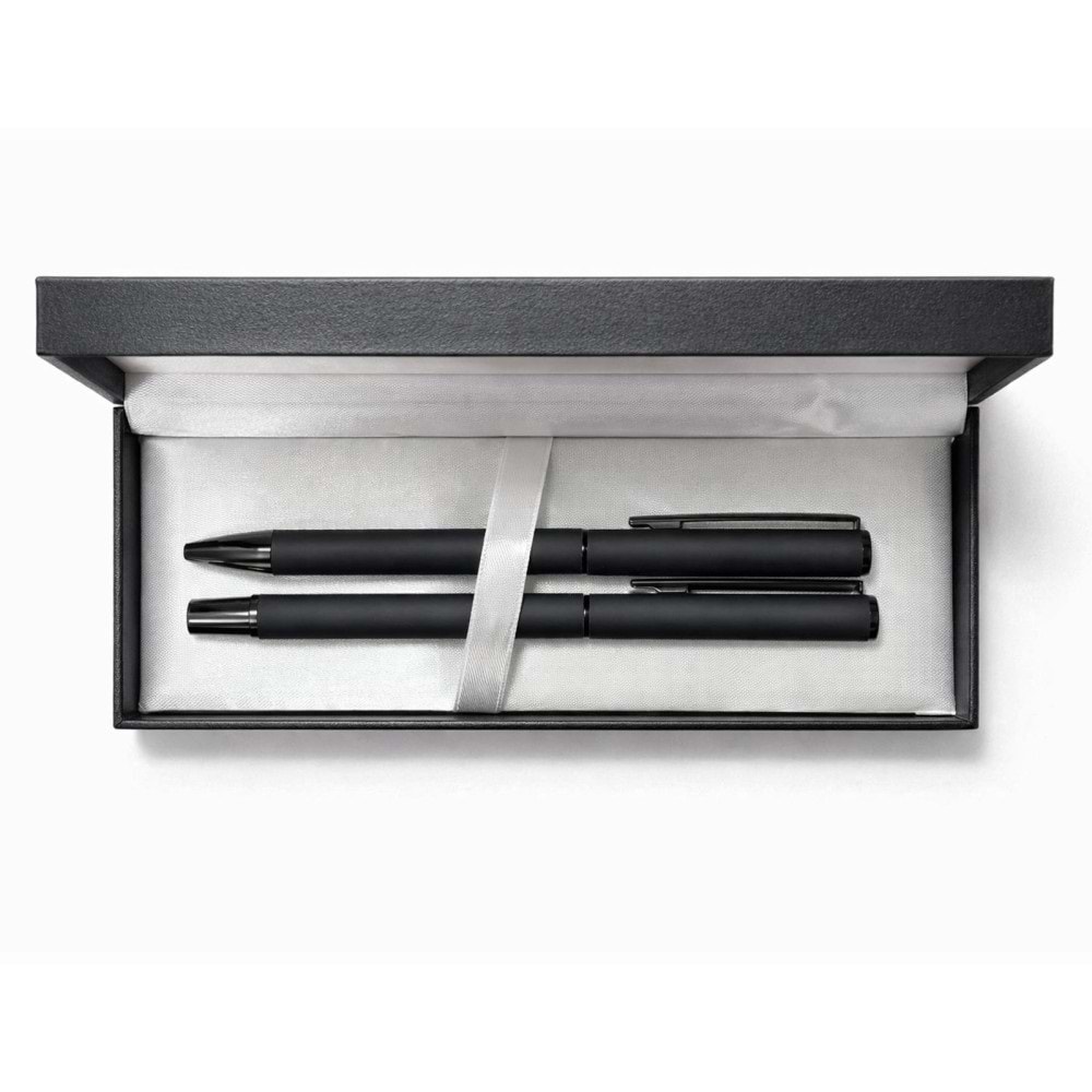 SUNGURLU SİYAH İKİLİ KALEM SETİ