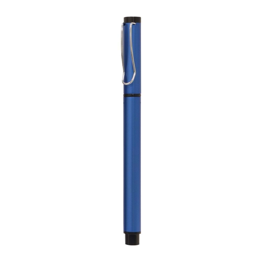 YAPRAKLI LACİVERT ROLLER KALEM