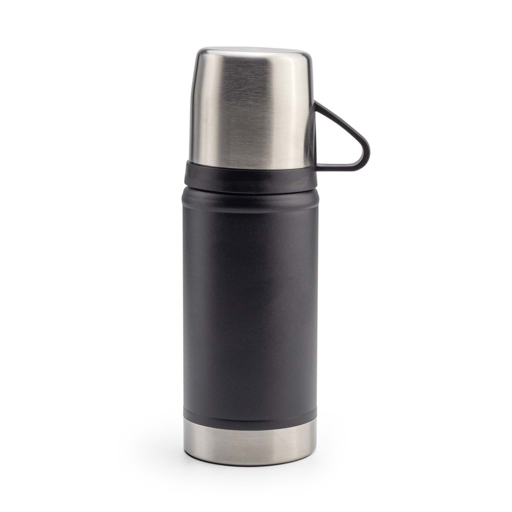 KARTEPE SİYAH 500 ML BARDAKLI TERMOS