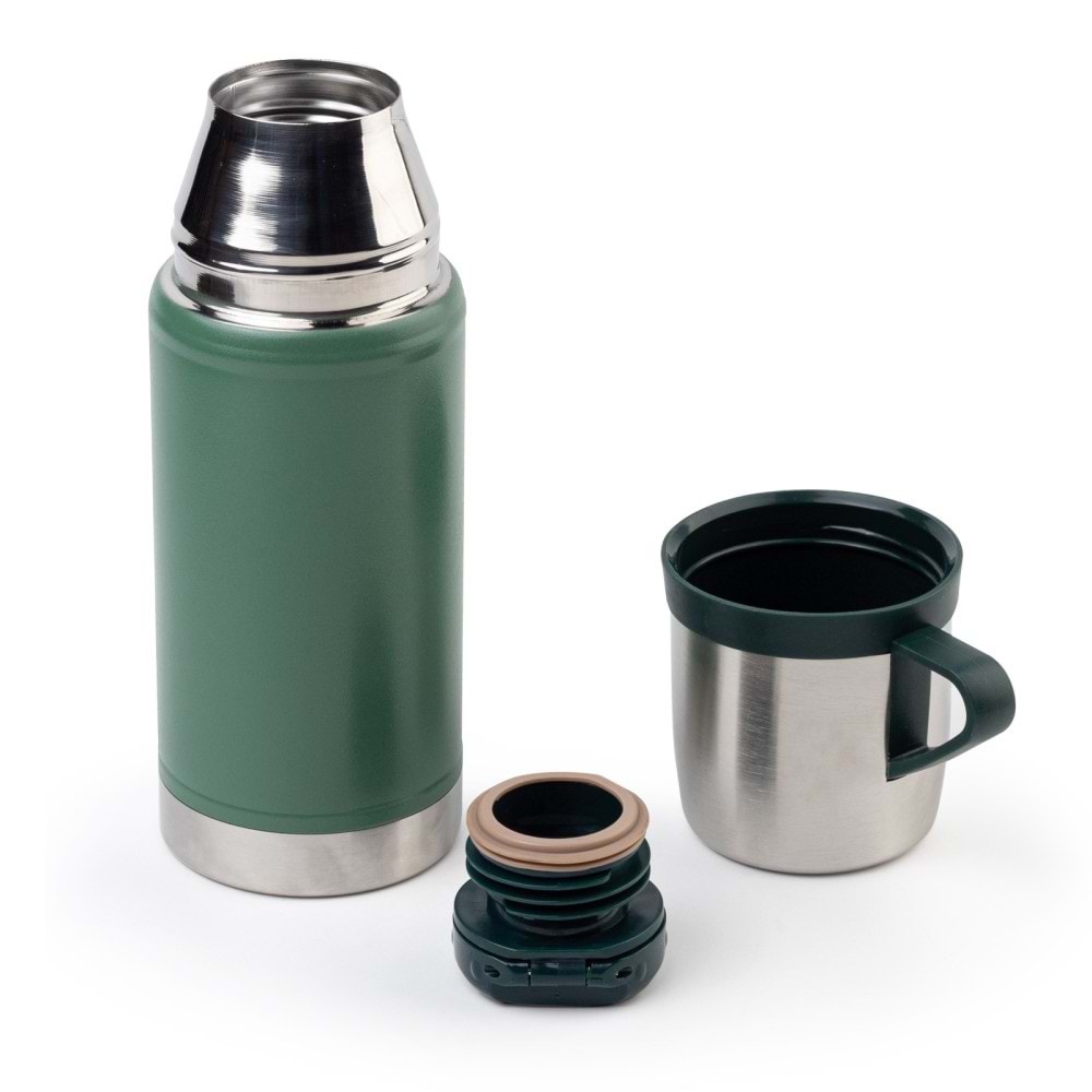KARTEPE YEŞİL 500 ML BARDAKLI TERMOS