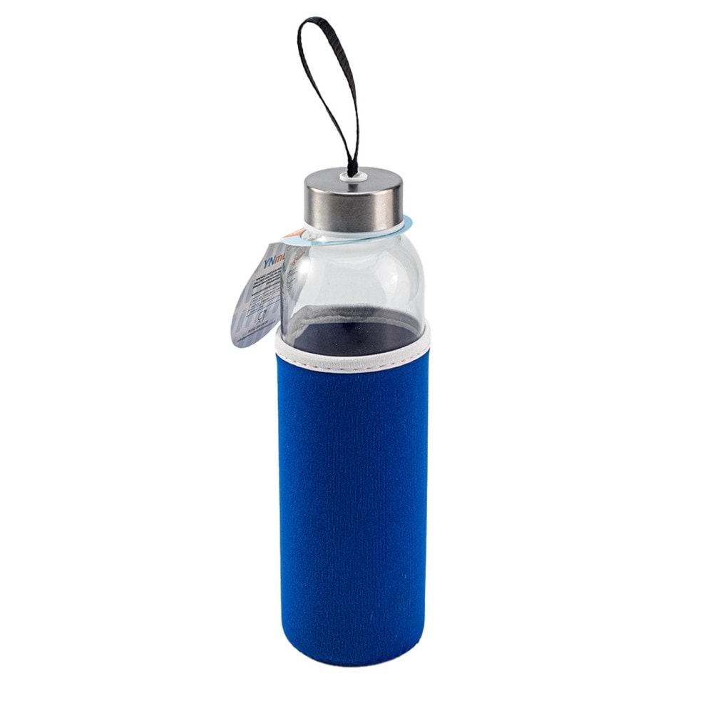 LADOGA LACİVERT 550 ML CAM MATARA