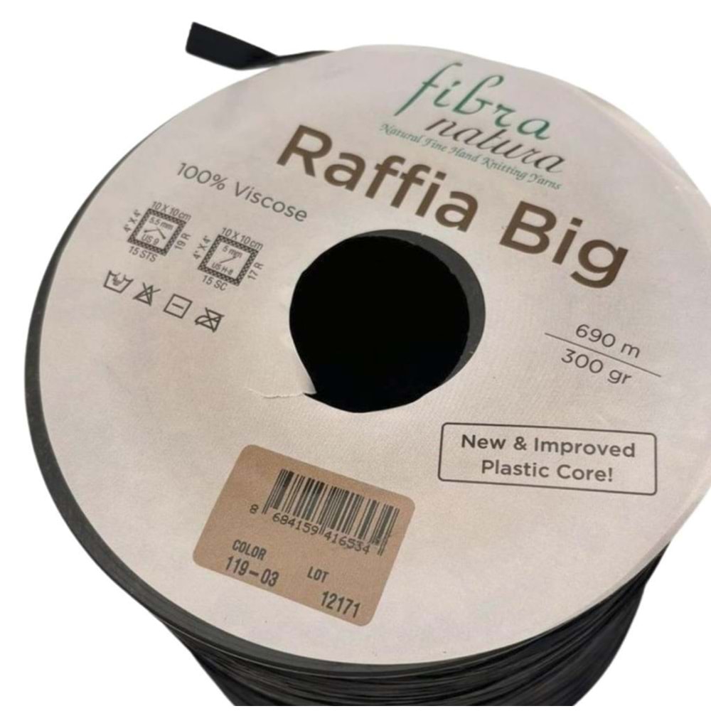 Çanta Aksesuar Himalaya Rafya Fibra Natura Raffia Big 119-03 (Siyah Renk )