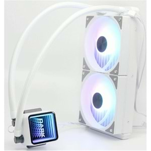 Dark DKCCW247W Freezer Beyaz 2025 Edition 240mm 250W TDP,Addresseble RGB LEDli Sıvı Soğutma
