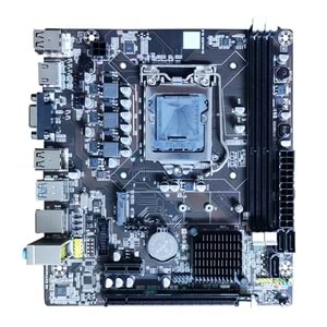 Quadro H61-B75M1 DDR3 GLan VGA,HDMI 4x Sata3 M.Sata 16X PCIe 1155p USB 3.0 2.3. Nesil Anakart