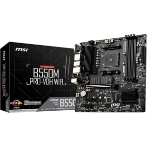 Msi B550M PRO-VDH WiFi 4400mhz(OC) M.2 AM4 mATX Anakart