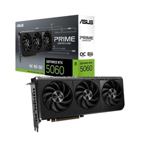 Asus Prime GeForce RTX 5060 OC PRIME-RTX5060-O8G 8GB GDDR7 128 Bit DLSS 4 Ekran Kartı