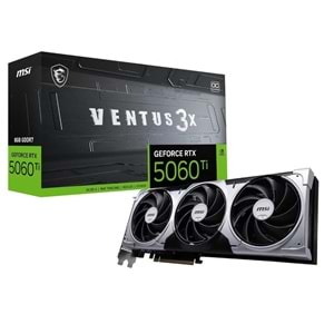 Msi RTX5060TI 8G Ventus 3X OC G506T-8V3C 128 Bit GDDR7 8 GB DX12 (3xdp 1xhdmi) Ekran Kartı