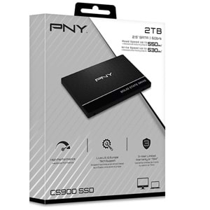 Pny 2Tb CS900 SSD7CS900-2TB-RB 550-530MB-S SSD Sata-3 Disk