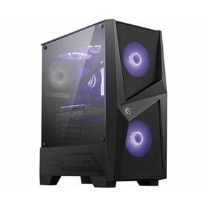 Msi Mag Forge 120A B65 650W 80+Bronz 6x120mm Auto RGB Fan Temperli Cam ATX Kasa